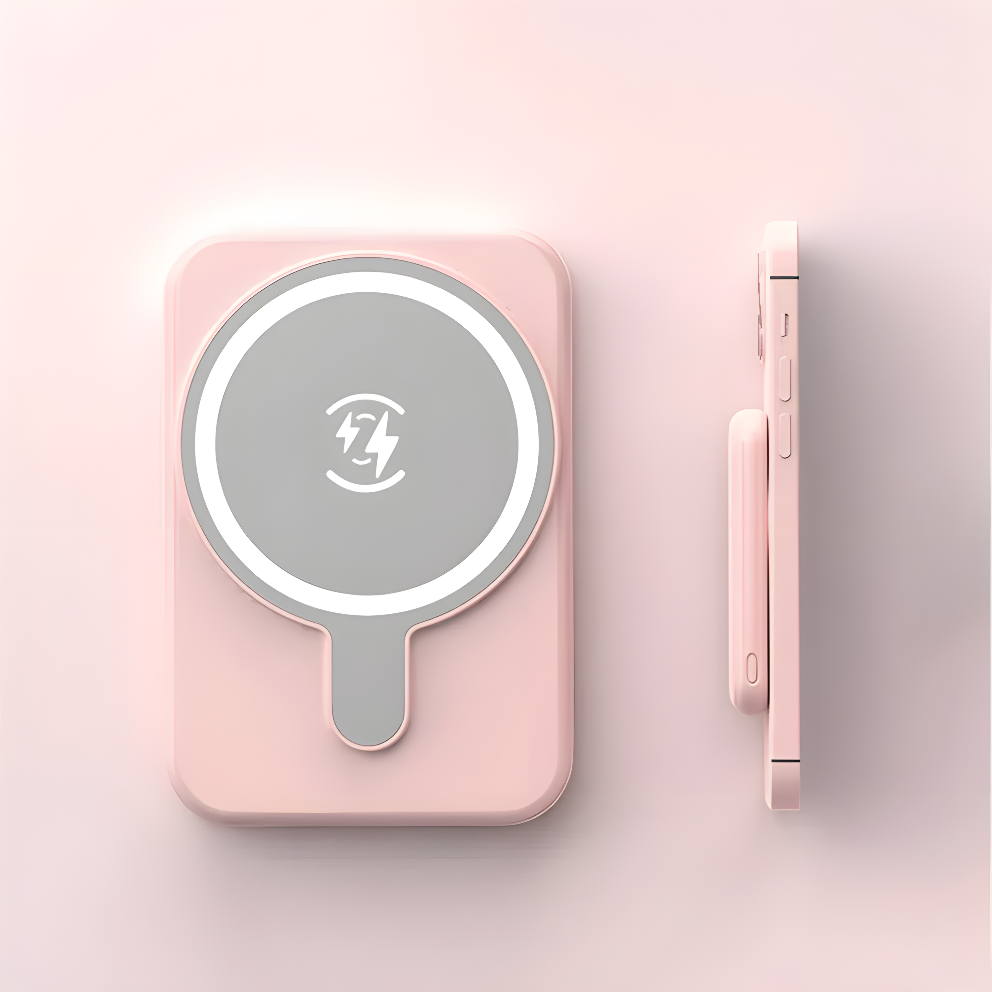MagCharge Mini 5000 – Slim Magnetic Wireless Power Bank