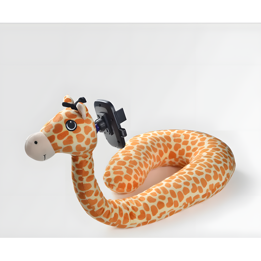 ComfyPet Pillow Stand 2 in 1 - U-Shaped Neck Pillow & Phone Holder