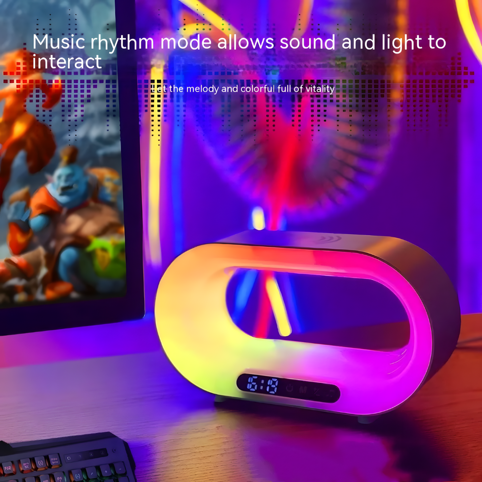 AuraCharge – RGB Desk Lamp & Wireless Charger