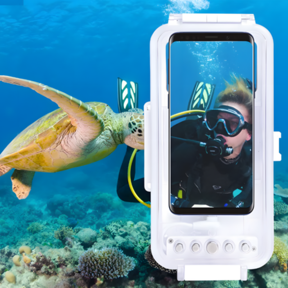 DeepSea Waterproof Phone Case – Full Protection for Diving & Underwater Photography