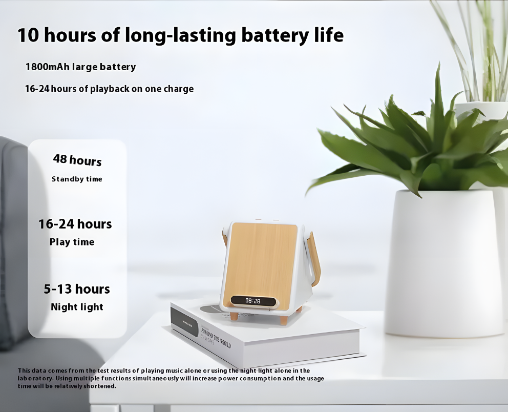 GlowCharge Harmony – 3 in 1 Wireless Charger, Speaker & Night Lamp