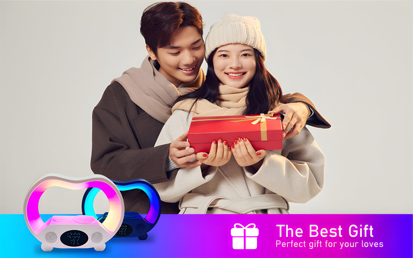 Multi-Function ZenGlow Light – 6 in 1 Wireless Charger, Bluetooth Speaker & Alarm Clock