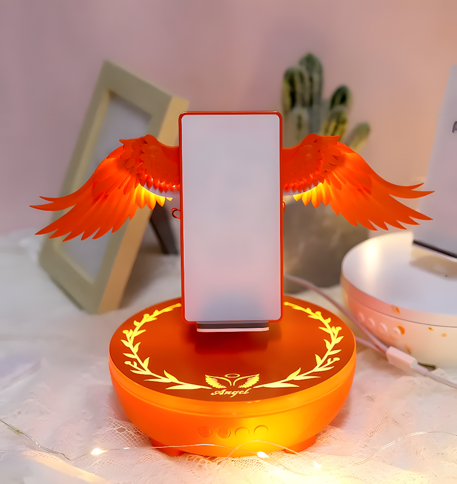 Phoenix Wings Wireless Charger & Speaker