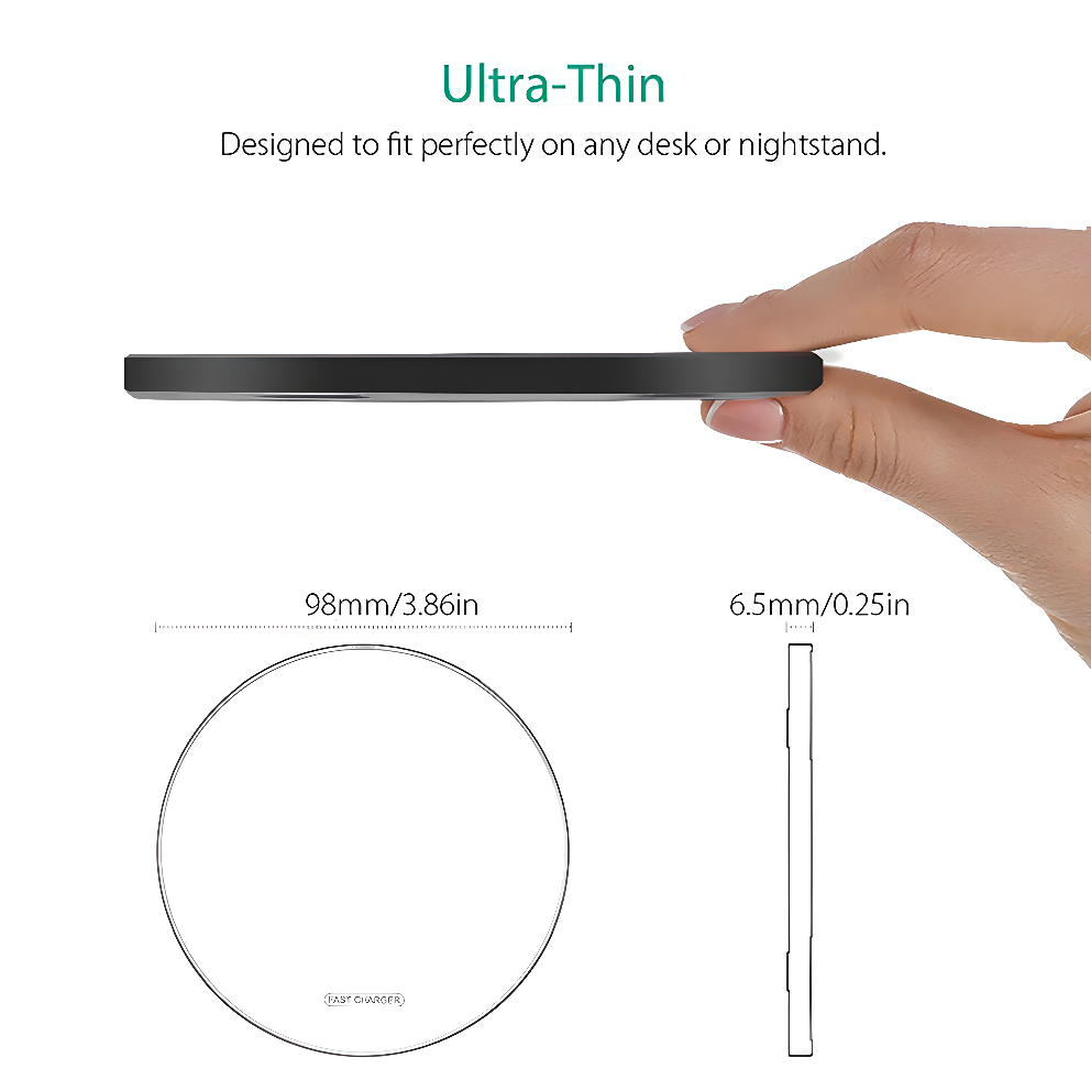 LuxeCharge 20W Fabric Edition – Ultra Fast Wireless Pad