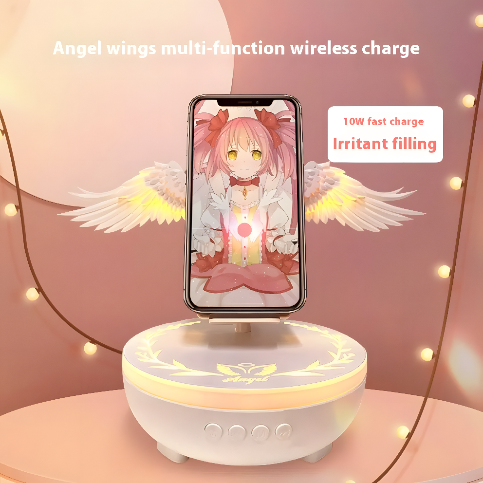 Phoenix Wings Wireless Charger & Speaker