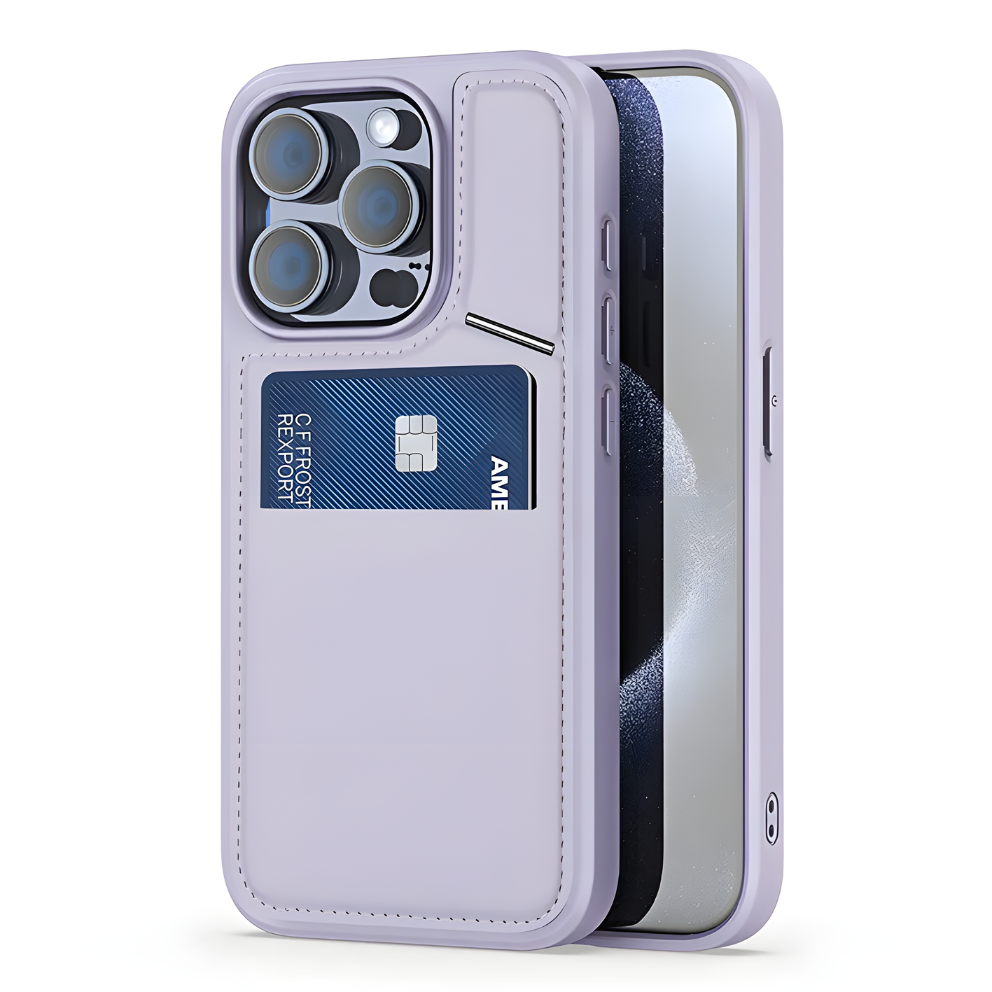 Luxury MagSafe Phone Case 3 in 1  – Card Holder + Kickstand + Protection
