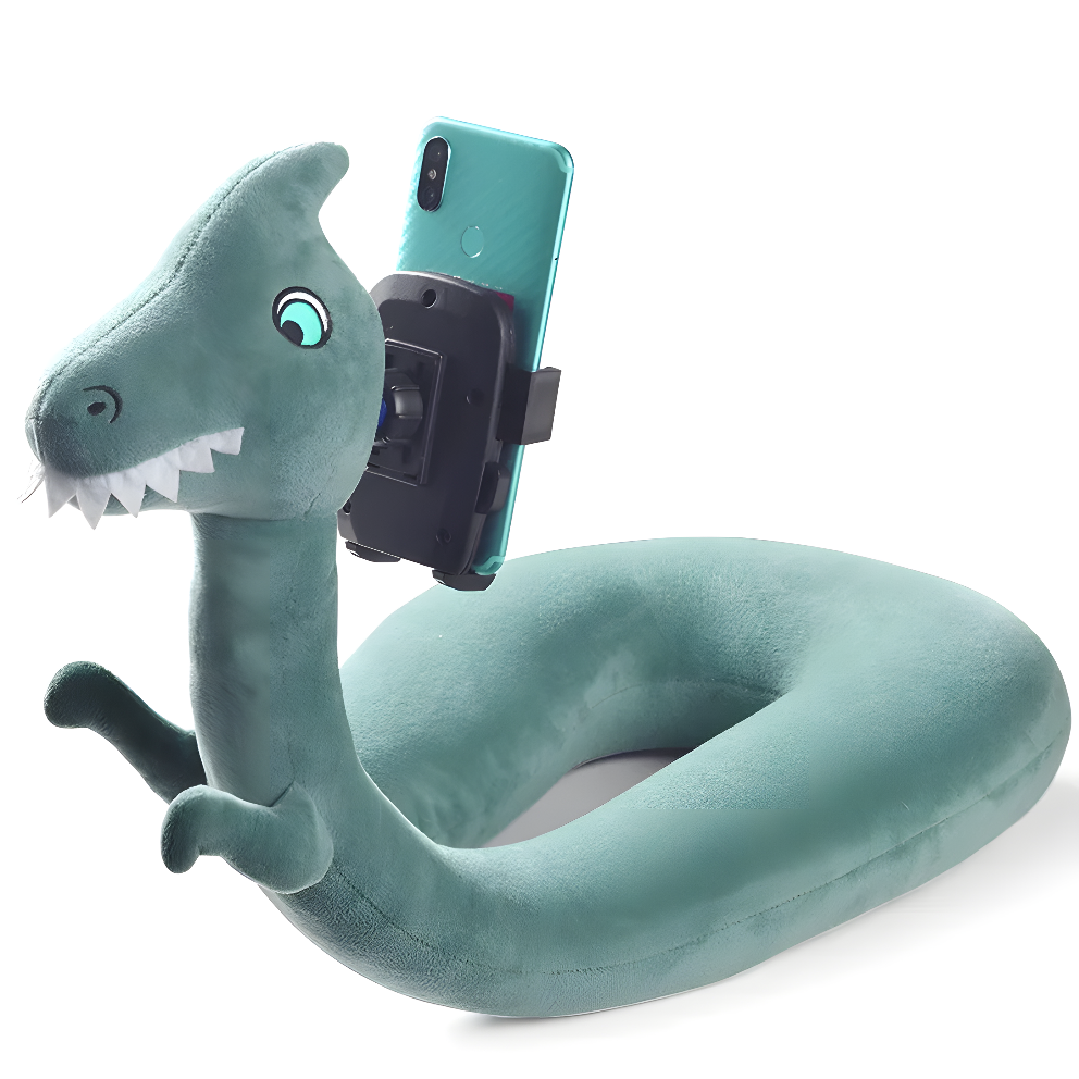 ComfyPet Pillow Stand 2 in 1 - U-Shaped Neck Pillow & Phone Holder