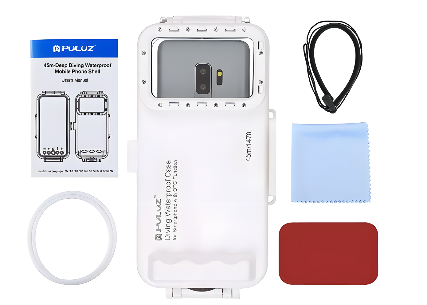 DeepSea Waterproof Phone Case – Full Protection for Diving & Underwater Photography
