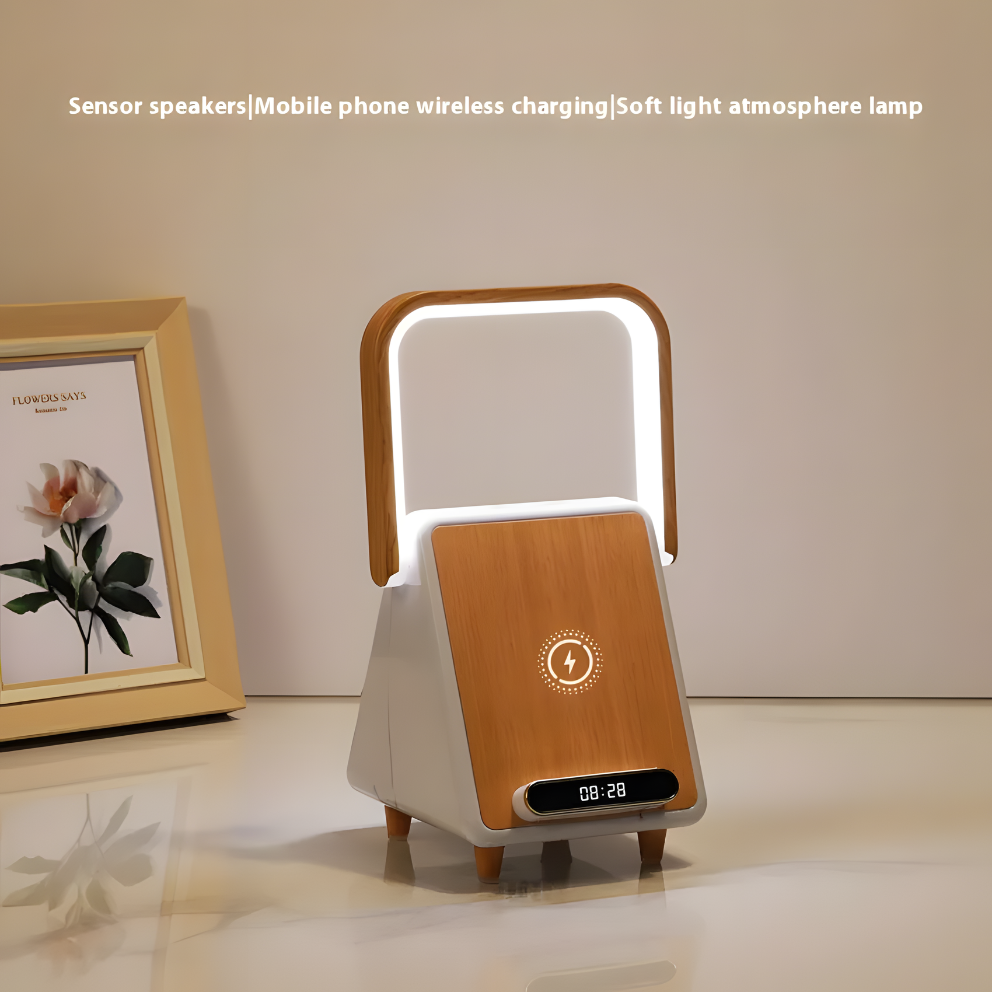 GlowCharge Harmony – 3 in 1 Wireless Charger, Speaker & Night Lamp