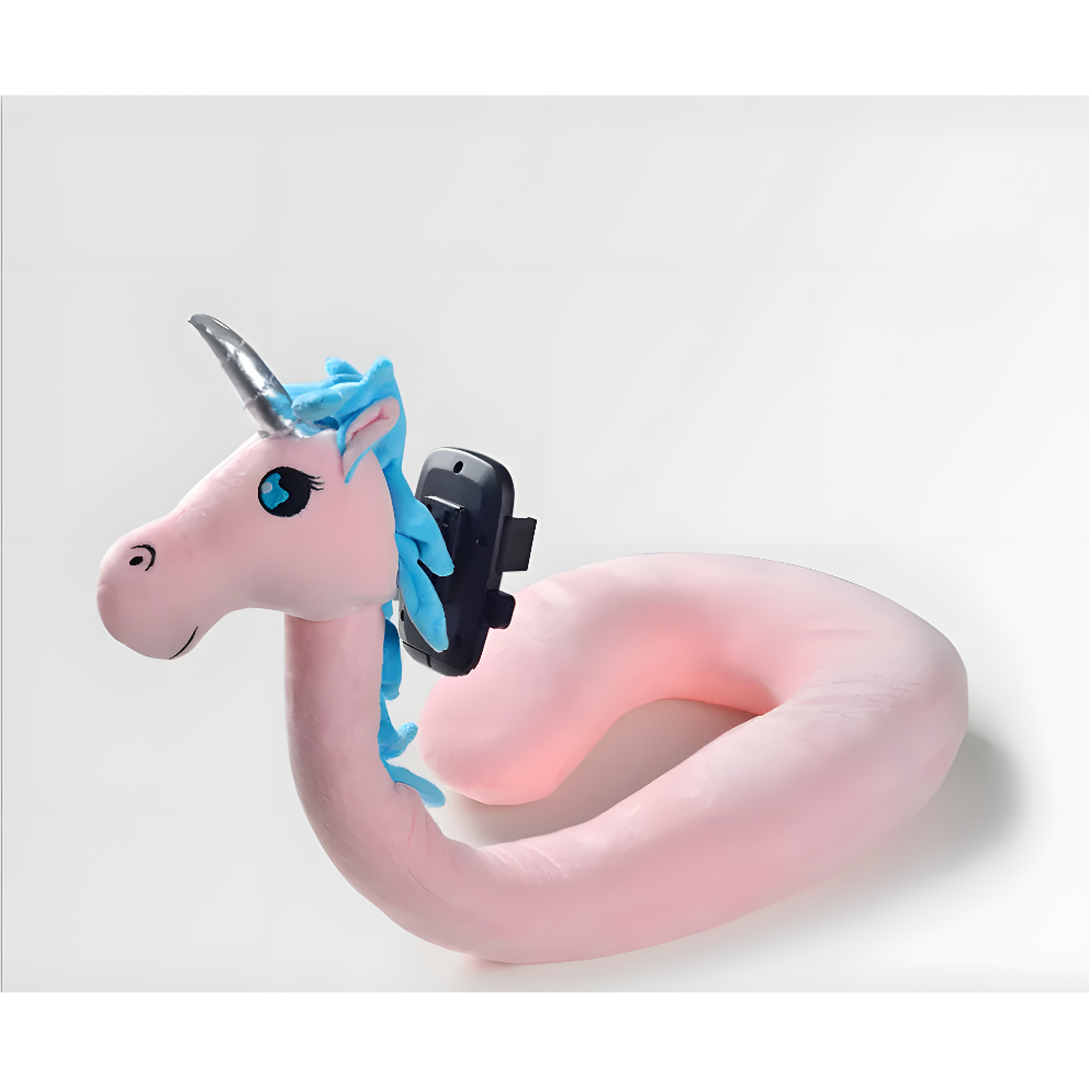 ComfyPet Pillow Stand 2 in 1 - U-Shaped Neck Pillow & Phone Holder