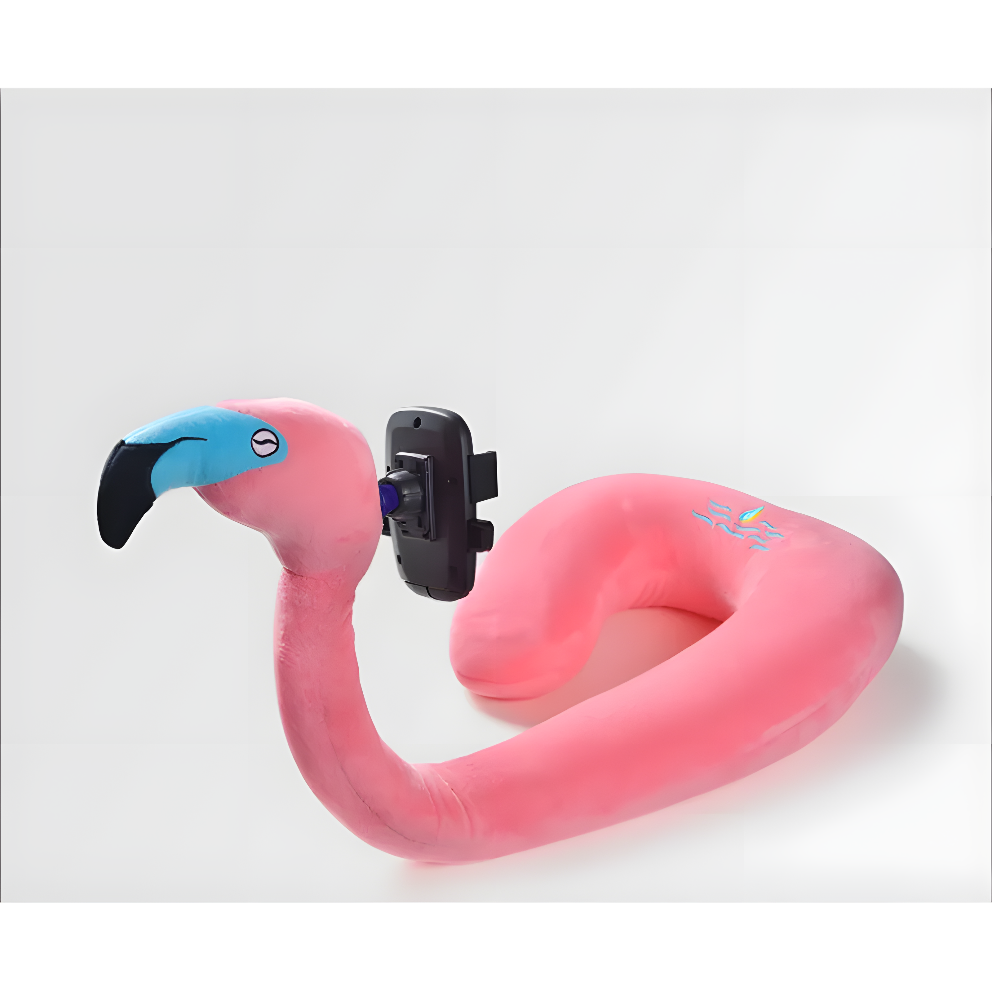 ComfyPet Pillow Stand 2 in 1 - U-Shaped Neck Pillow & Phone Holder