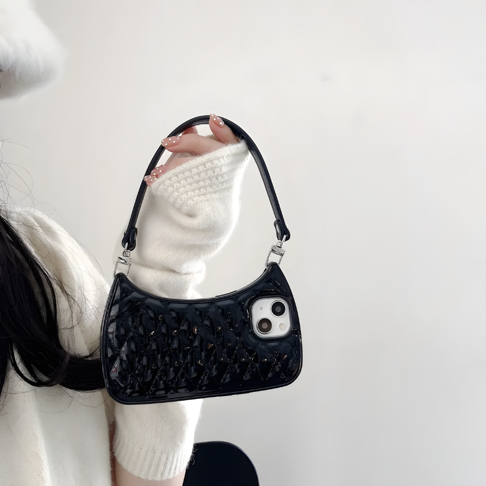 Luxury Quilted Bag Phone Case with Strap – Trendy & Functional