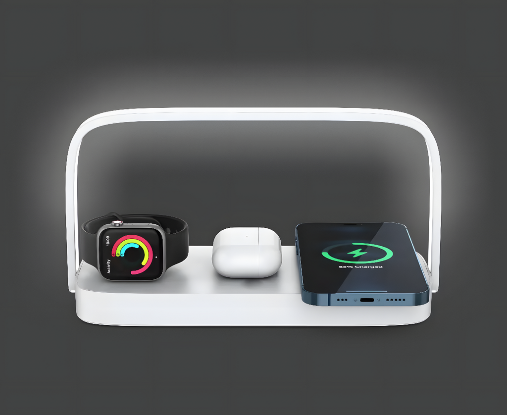 PowerNest ZenDock 3 in 1 - Smart Night Lamp & Wireless Charger