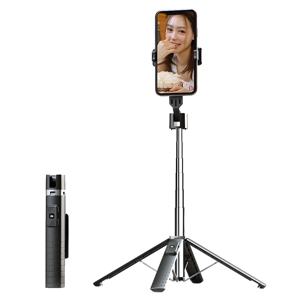 PowerNest GlowStick™ - Bluetooth Selfie Tripod with Dual LED Fill Lights