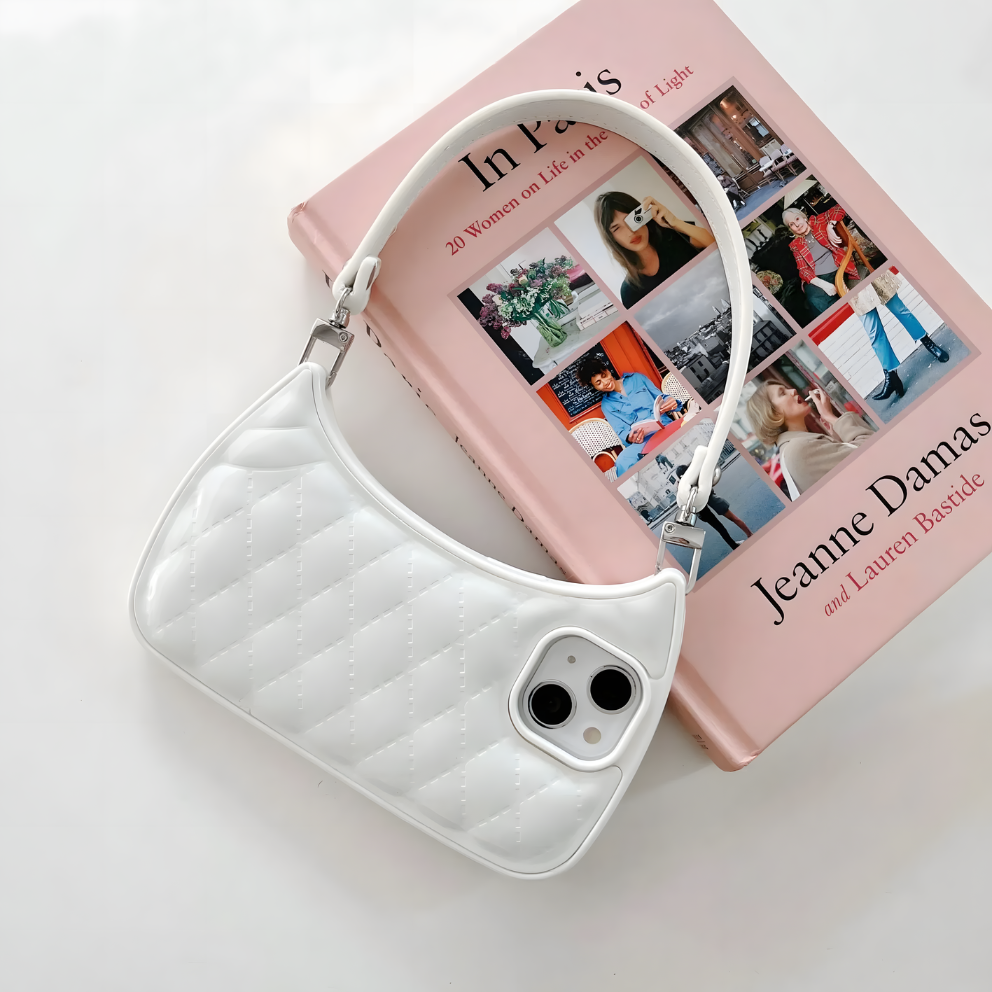 Luxury Quilted Bag Phone Case with Strap – Trendy & Functional