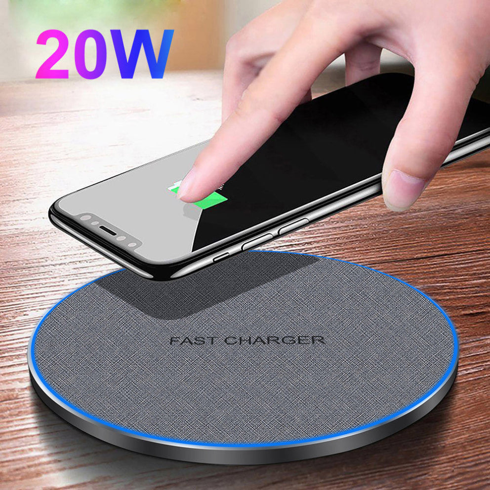 LuxeCharge 20W Fabric Edition – Ultra Fast Wireless Pad