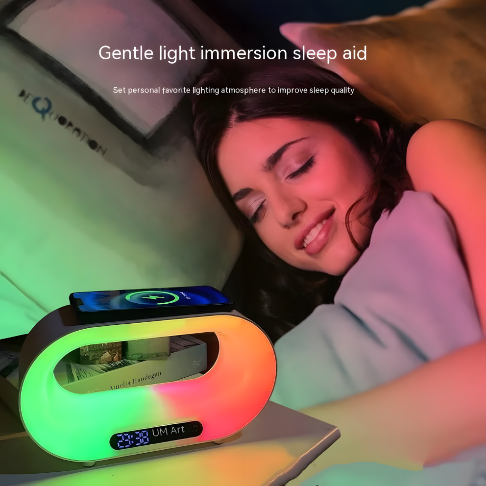 AuraCharge – RGB Desk Lamp & Wireless Charger