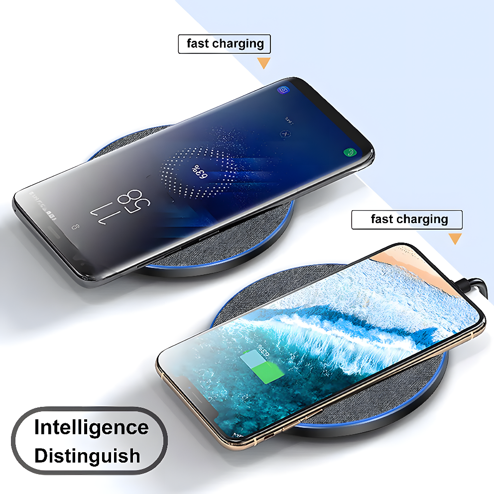 LuxeCharge 20W Fabric Edition – Ultra Fast Wireless Pad