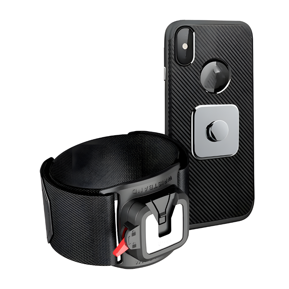 SpinBand 360 – Rotatable Sports Phone Armband Holder for Running, Gym, and Workouts