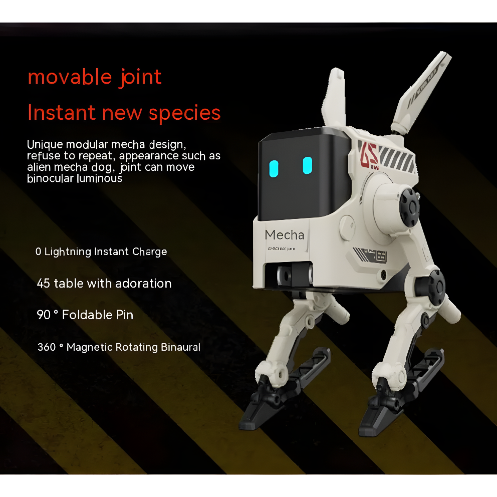NitroDog 65W Fast Charger – Futuristic Robot Style Power