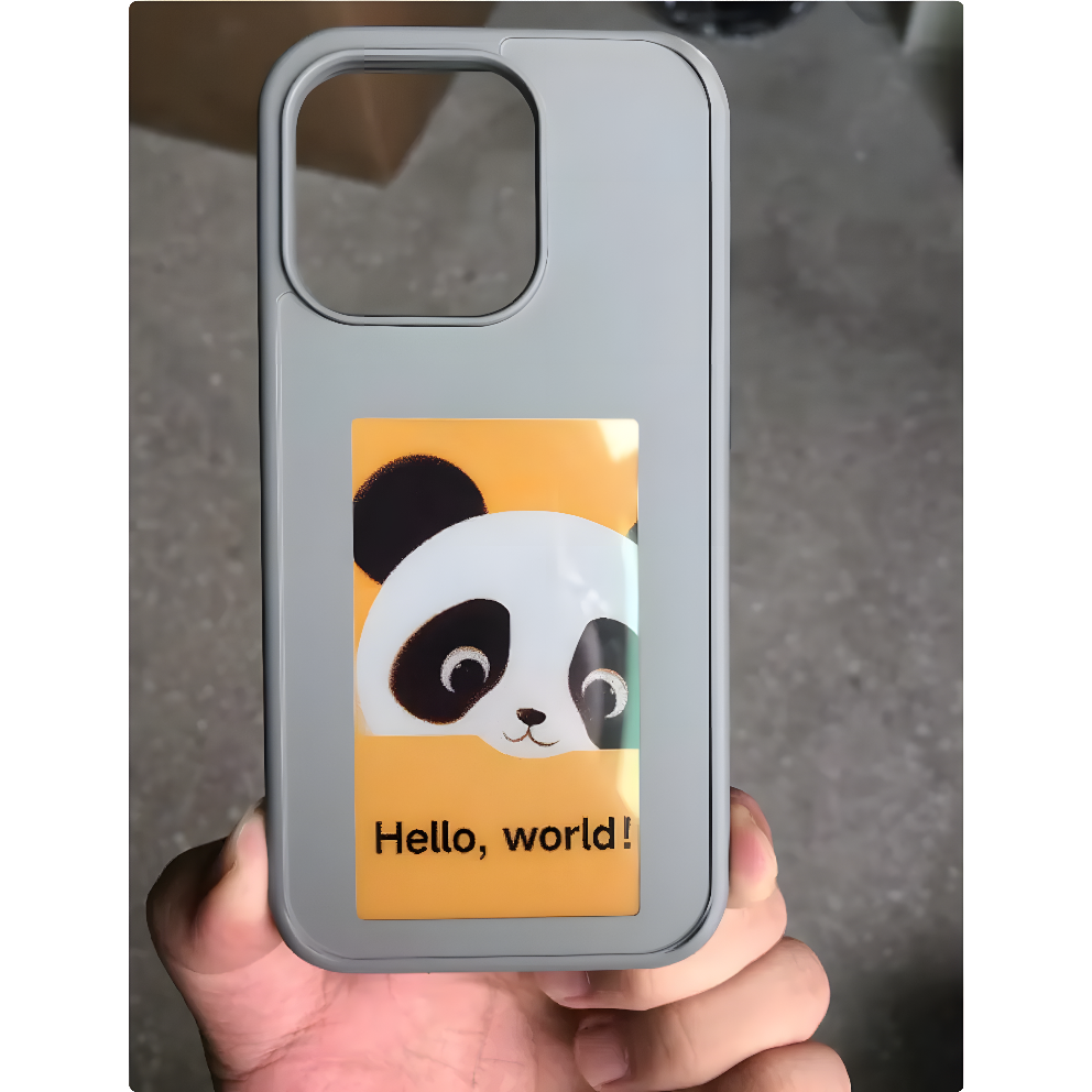 MoodFrame™ Personalized E-Ink Display Case – No Battery Needed