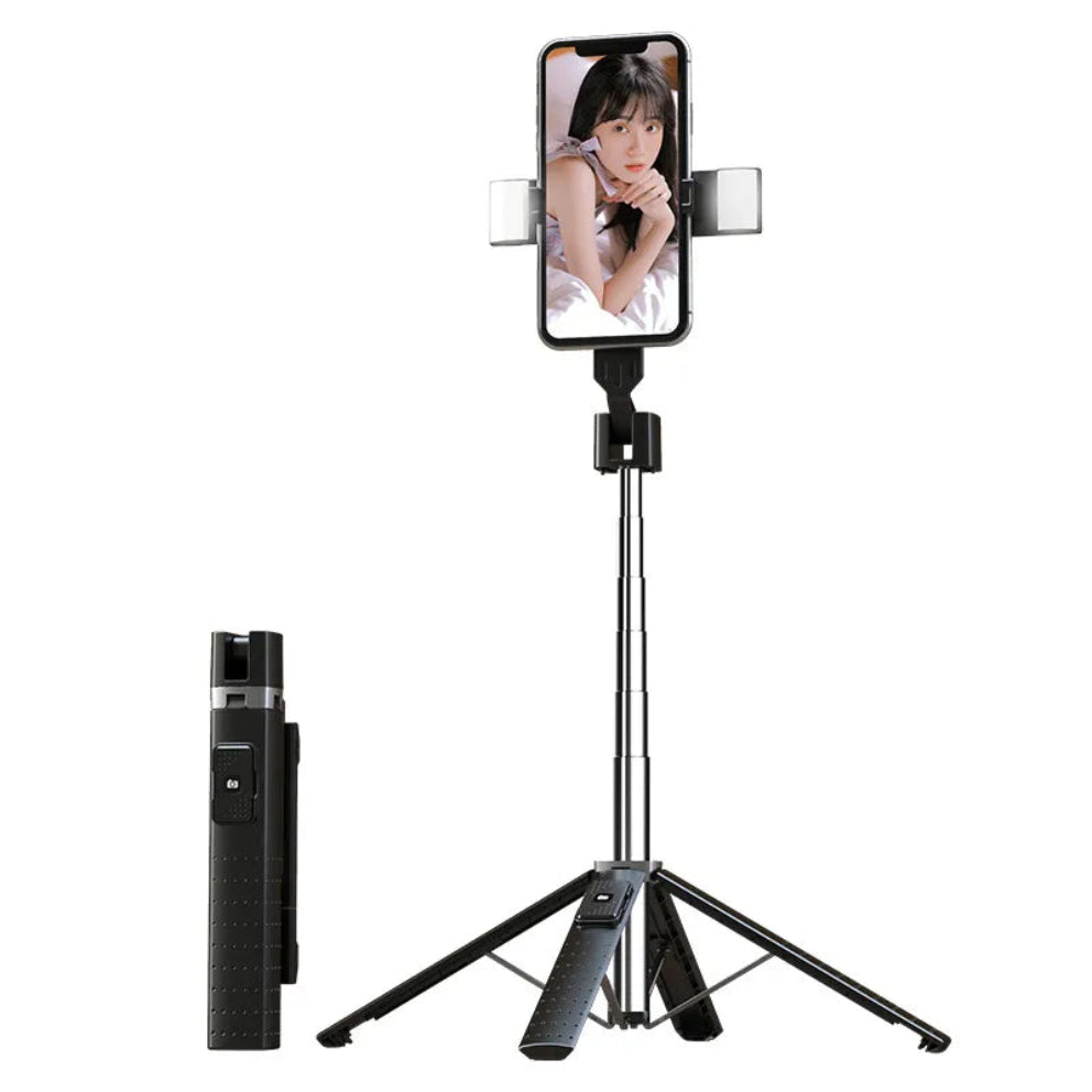 PowerNest GlowStick™ - Bluetooth Selfie Tripod with Dual LED Fill Lights