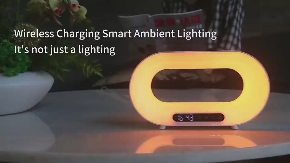 AuraCharge – RGB Desk Lamp & Wireless Charger